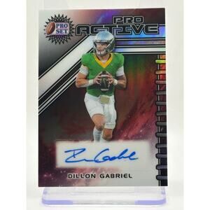 2025 Leaf Pro Set Metal Dillon Gabriel Pro Active Galaxy Auto 1/1 SSP Browns RC